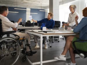 accessibilité PMR dans les espaces de travail