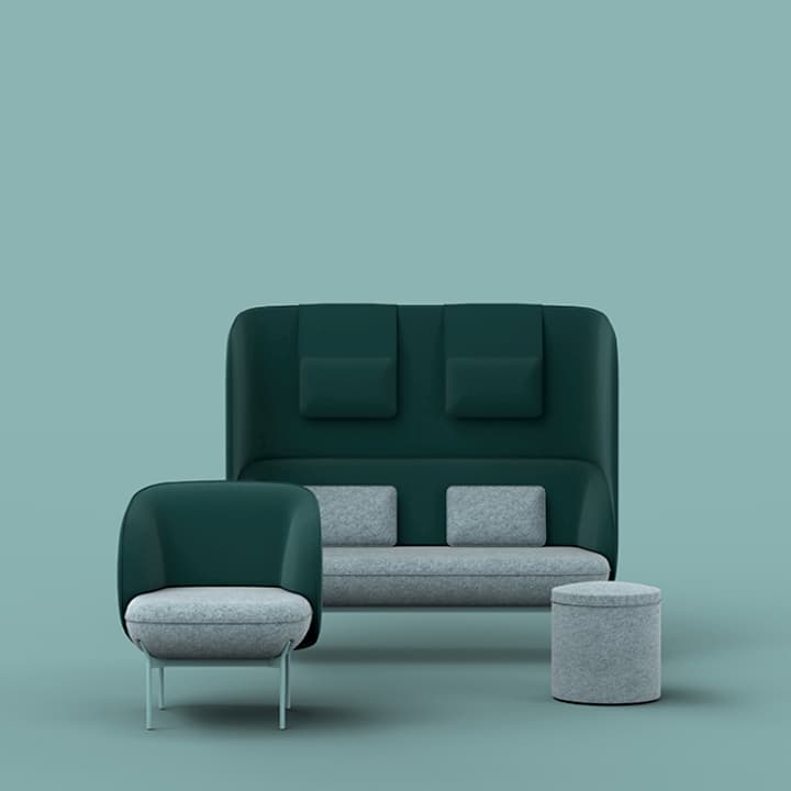 Mobilier de réception ou de détente pour entreprise